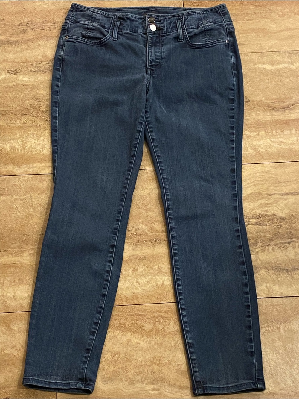 NYDJ Ami Skinny Sure Stretch Size 8 Dark LiftxTuck Blue Women's Slim Jeans